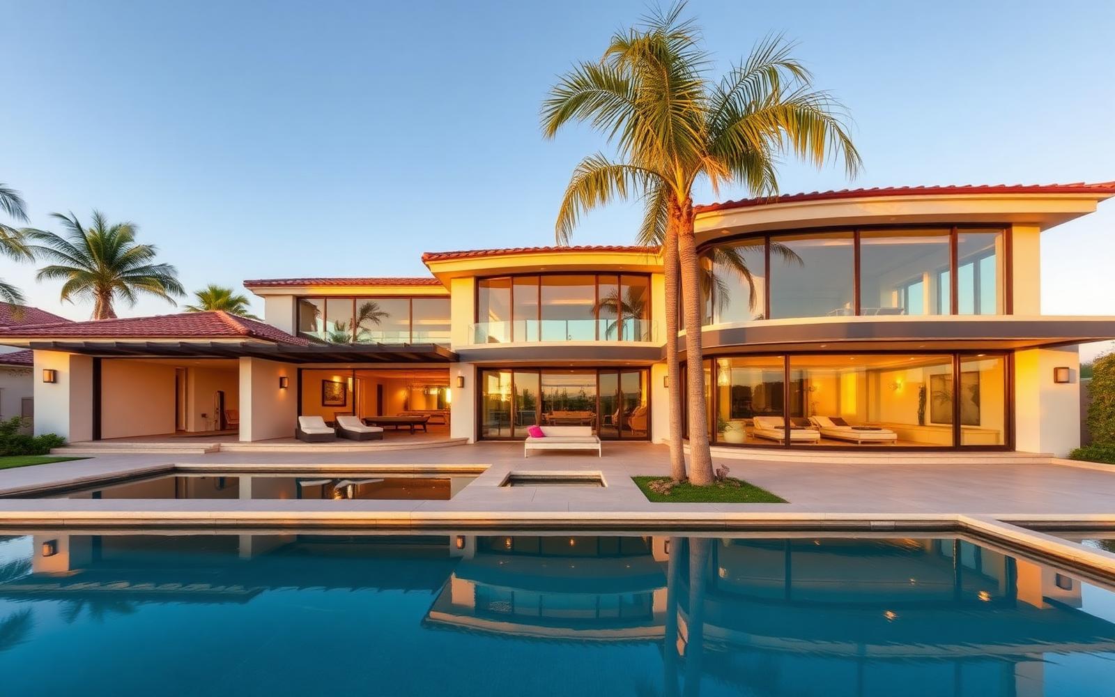 California home exterior with new vinyl windows